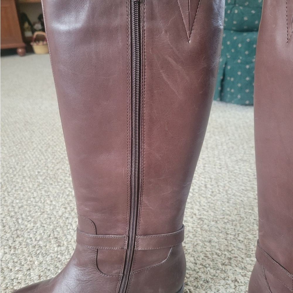 RALPH LAUREN LEATHER RIDING BOOT. NWOT - Picture 2 of 8